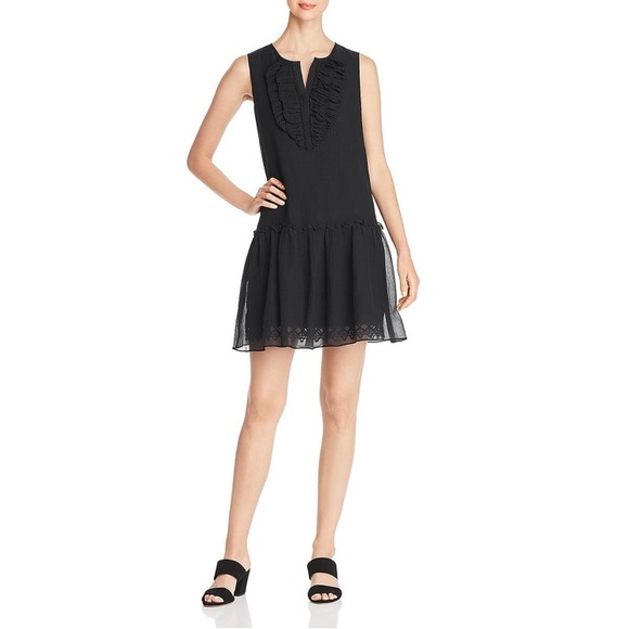 Le Gali Dresses & Skirts - LE GALI Kaya Ruffled Drop Waist Sleeveless Dress